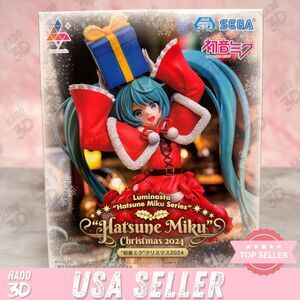 Hatsune Miku Christmas 2024 Figure Luminasta SEGA Japan NEW